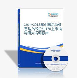 2014-2018年中國(guó)發(fā)動(dòng)機(jī)管理系統(tǒng)企業(yè)IPO上市指導(dǎo)研究咨詢報(bào)告市場(chǎng)調(diào)查分析